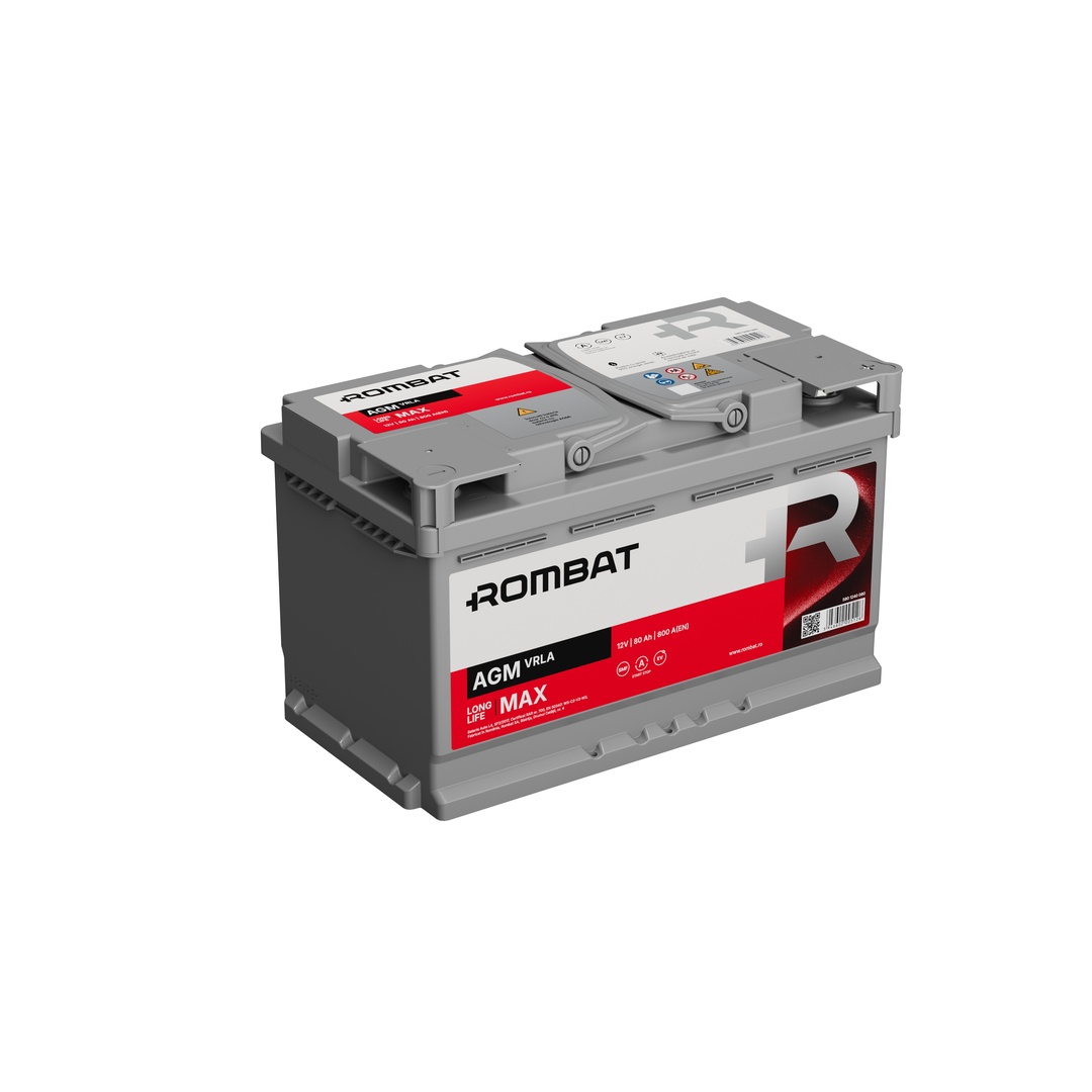 ACUMULATOR AUTO 12 V 80 AH ROMBAT AGM